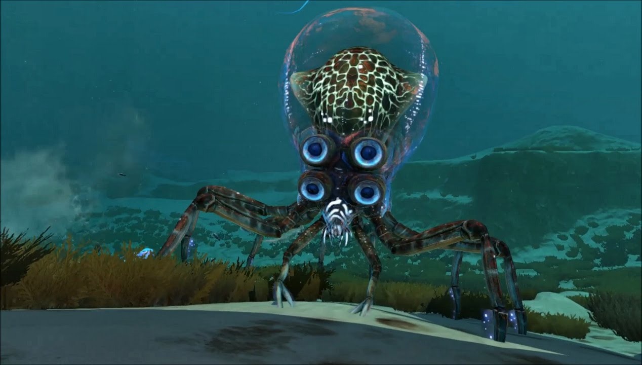 Subnautica краб. Кальмарокраб в Subnautica. Кальмар краб Subnautica. Crabsquid Subnautica. Сабнатика краб Левиафан.