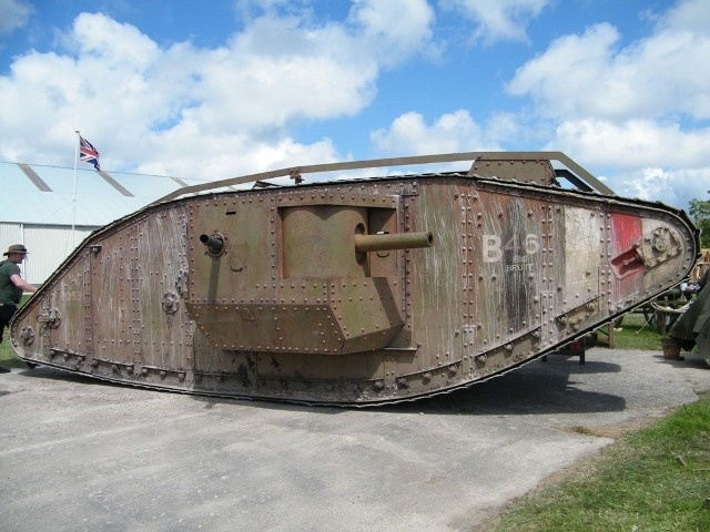 Another WW1 tank/landship this one used by the Germans called ...