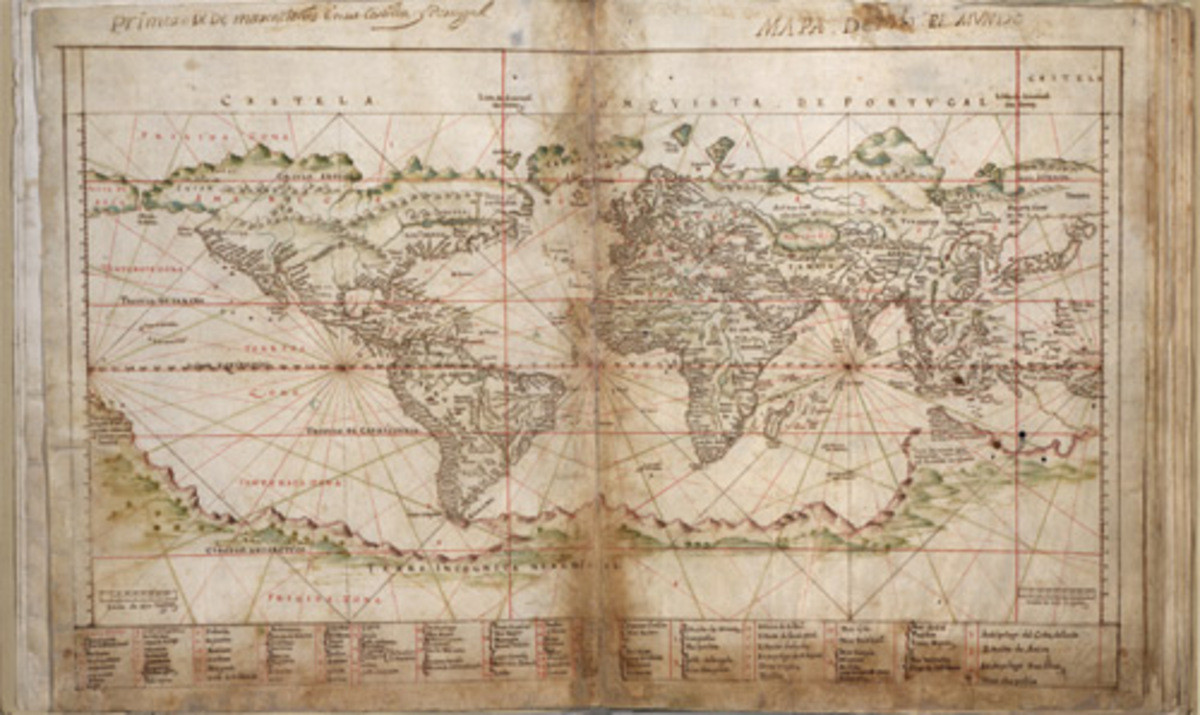 1630 World Map