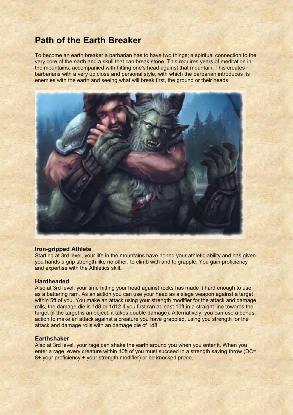 Speak with animals 5e barbarian