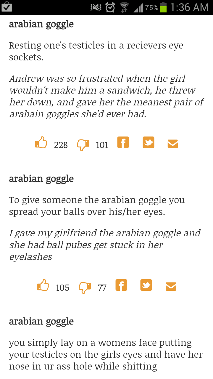 arabian goggles