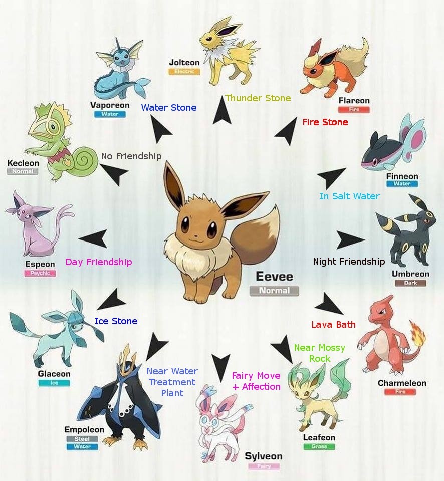 Pokemon X How To Evolve Eevee
