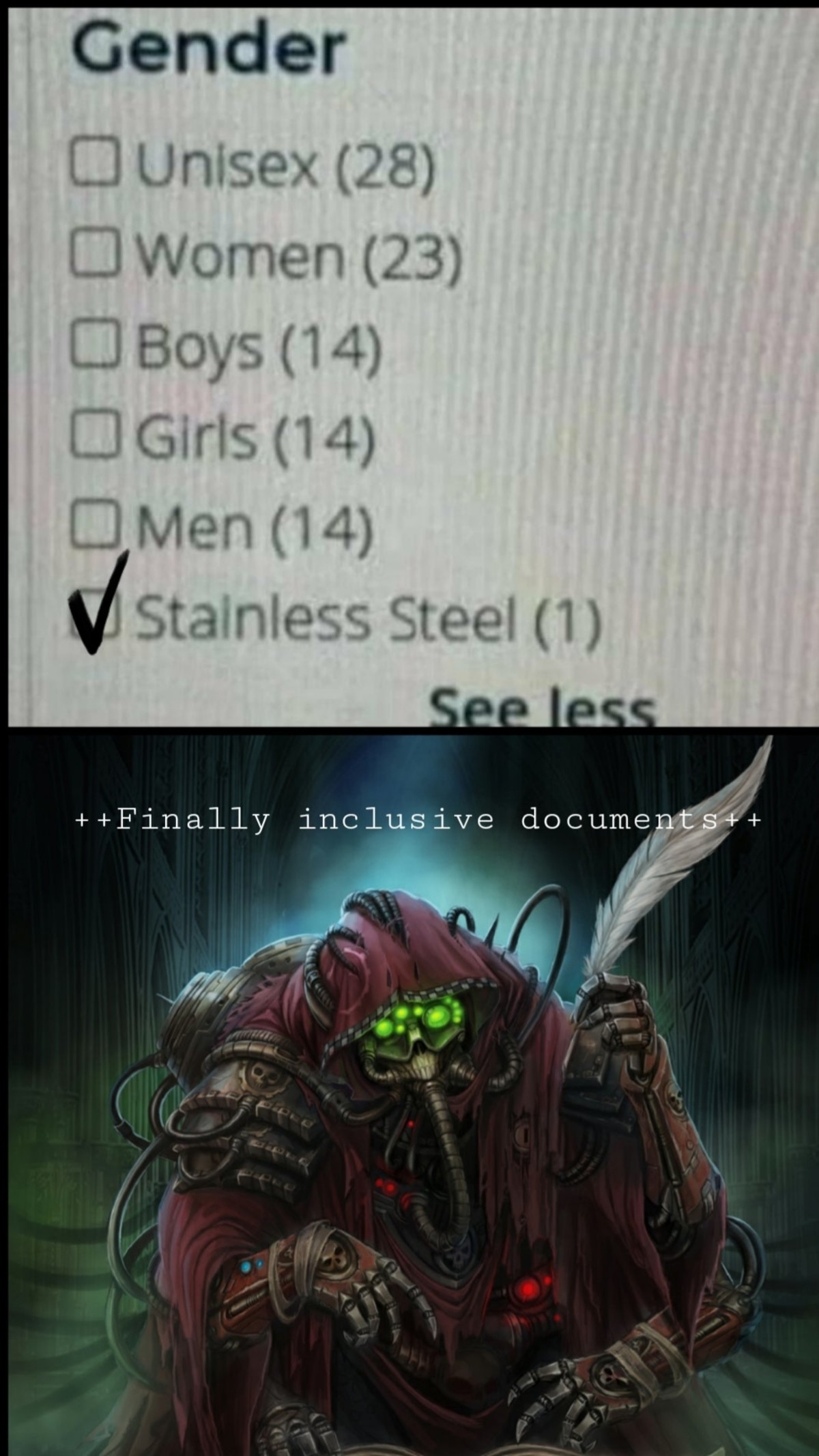 The Flesh Is Weak Meme