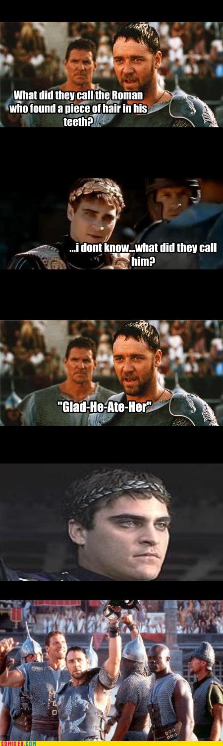 Gladiator Jokes 