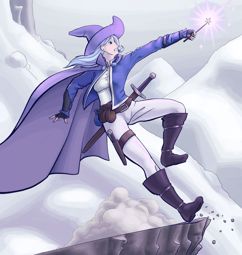 i put on my robe and wizard hat