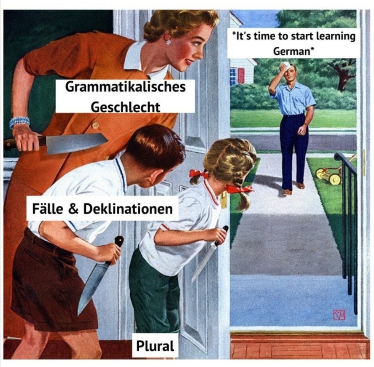 Learning german