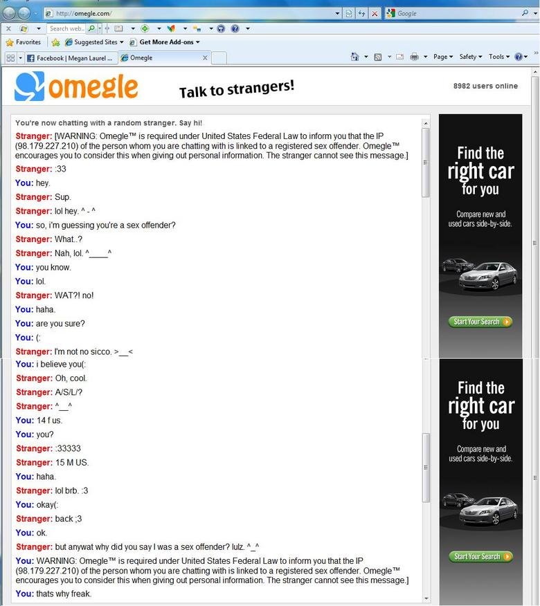 Omegle sex offender Omegle sex offender