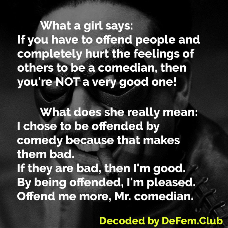 What does a girl really mean...