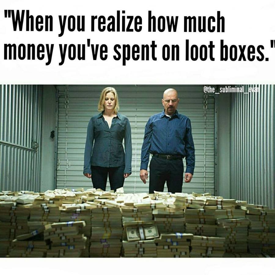 spent money on loot boxes