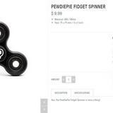 pewdiepie fidget spinner