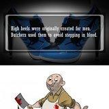 butcher high heels